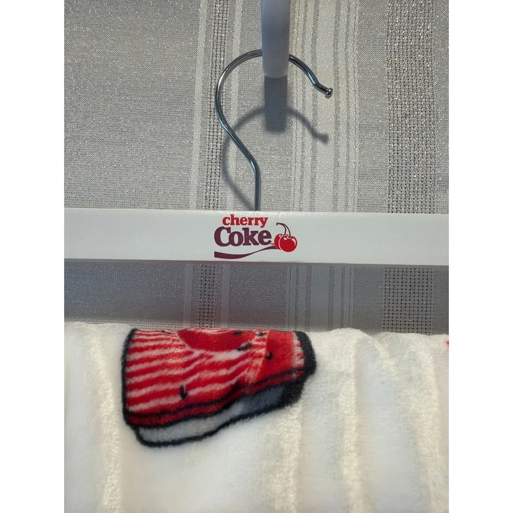 Cherry Coke Halloween Throw Blanket Vampire Lips & Cherries 60 x 70 💋🍒 NWT